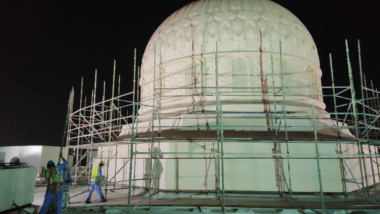 Dome External Scaffolding